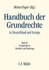 Buchcover Handbuch der Grundrechte in Deutschland und Europa