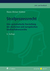 Buchcover Strafprozessrecht