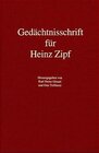 Buchcover Gedächtnisschrift für Heinz Zipf