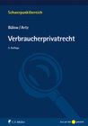 Buchcover Verbraucherprivatrecht