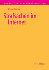 Buchcover Strafsachen im Internet