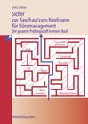 Buchcover Sicher zur Kauffrau/zum Kaufmann für Büromanagement