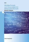 Buchcover Wichtige Formeln zum Auswendiglernen Mathematik Oberstufe