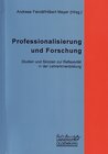 Buchcover Professionalisierung und Forschung