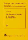 Buchcover Die "Restschuldbefreiung" in den neuen Bundesländern