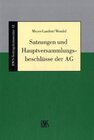 Buchcover Satzungen und Hauptversammlungsbeschlüsse der AG