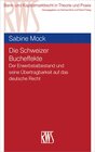 Buchcover Die Schweizer Bucheffekte