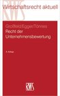 Buchcover Recht der Unternehmensbewertung