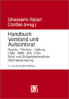 Buchcover Handbuch Vorstand und Aufsichtsrat