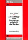 Buchcover Aufklärungs- und Beratungspflichten der Banken