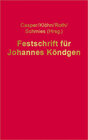 Buchcover Festschrift für Johannes Köndgen