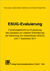 Buchcover ESUG-Evaluierung