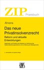 Buchcover Das neue Privatinsolvenzrecht