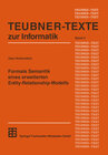 Buchcover Formale Semantik eines erweiterten Entity-Relationship-Modells