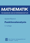 Buchcover Funktionalanalysis