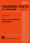 Buchcover Entwurf selbsttestbarer Schaltungen