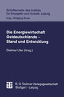 Buchcover Die Energiewirtschaft Ostdeutschlands — Stand und Entwicklung