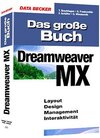 Buchcover Das grosse Buch Dreamweaver MX