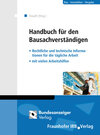 Buchcover Handbuch für den Bausachverständigen.