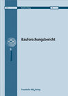 Buchcover Zur Handhabung der Nutzungsklassen nach WU-Richtlinie. Ausgabe November 2003.