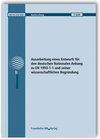 Buchcover Ausarbeitung eines Entwurfs für den deutschen Nationalen Anhang zu EN 1993-1-1 und seiner wissenschaftlichen Begründung