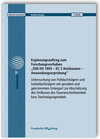 Buchcover Ergänzungsauftrag zum Forschungsvorhaben "DIN EN 1995 - EC 5 Holzbauten - Anwendungserprobung". Untersuchung von Pultdac