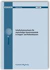 Buchcover Schallschutznachweis für zweischalige Haustrennwände in Doppel- und Reihenhäusern. Abschlussbericht