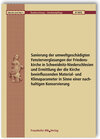 Buchcover Sanierung der umweltgeschädigten Fensterverglasungen der Friedenskirche in Schweidnitz-Niederschlesien und Ermittlung de