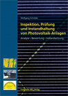Buchcover Inspektion, Prüfung und Instandhaltung von Photovoltaik-Anlagen.