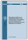 Buchcover Überprüfung des Einflusses von standardisiertem Wasser auf das Auslaugverhalten von Bauprodukten im inversen Säulenversu