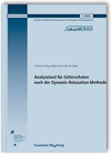 Buchcover Analysetool für Gitterschalen nach der Dynamic-Relaxation-Methode. Abschlussbericht.