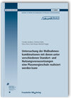 Buchcover Untersuchung der Maßnahmenkombinationen mit denen unter verschiedenen Standort- und Nutzungsvoraussetzungen eine Plusene