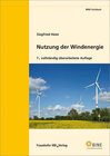 Buchcover Nutzung der Windenergie.