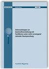 Buchcover Untersuchungen zur Querkraftverstärkung mit Textilbeton unter nicht vorwiegend ruhender Beanspruchung. Abschlussbericht