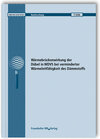 Buchcover Wärmebrückenwirkung der Dübel in WDVS bei verminderter Wärmeleitfähigkeit des Dämmstoffs