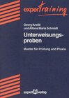 Buchcover Unterweisungsproben