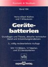 Buchcover Gerätebatterien
