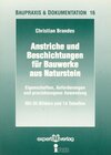 Buchcover Anstriche und Beschichtungen für Bauwerke aus Naturstein
