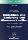 Buchcover Inspektion und Sanierung von Abwasserkanälen