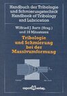 Buchcover Tribologie und Schmierung bei der Massivumformung