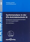Buchcover Systemanalyse in der Kfz-Antriebstechnik, III: