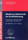 Buchcover Moderne Elektronik im Kraftfahrzeug, I:
