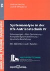 Buchcover Systemanalyse in der Kfz-Antriebstechnik, IV: