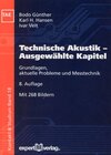 Buchcover Technische Akustik – Ausgewählte Kapitel