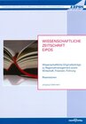 Buchcover Wissenschaftliche Zeitschrift des Europäischen Instituts für postgraduale Bildung an der Technischen Universität Dresden
