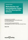 Buchcover Methodisches und automatisiertes Testen von Kfz-Steuergeräte-Software