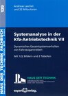 Buchcover Systemanalyse in der Kfz-Antriebstechnik, VII: