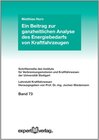 Buchcover Ein Beitrag zur ganzheitlichen Analyse des Energiebedarfs von Kraftfahrzeugen