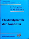 Buchcover Lehrbuch der theoretischen Physik / Elektrodynamik der Kontinua