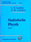 Buchcover Lehrbuch der theoretischen Physik / Statistische Physik